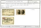 Karteikarte zum Holotyp von Ataxophragmium simile Karrer, 1868